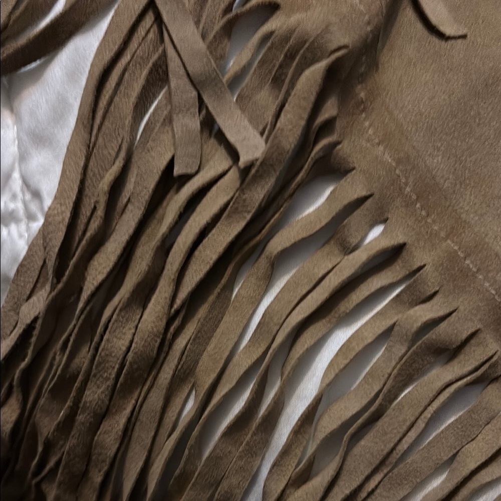 Spell Tan Fringe shawl - Picture 5 of 5